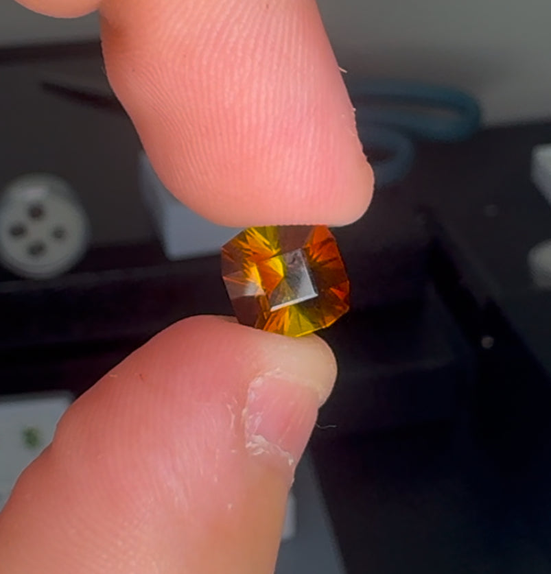 3.38 carat natural dravite tourmaline