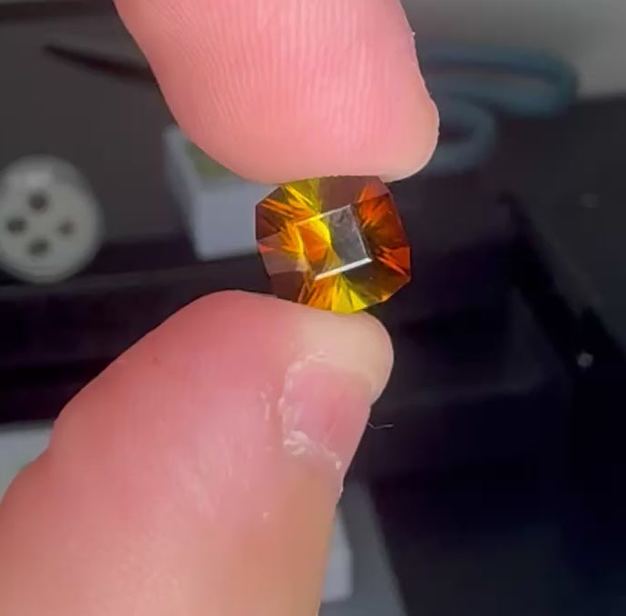 3.38 carat natural dravite tourmaline
